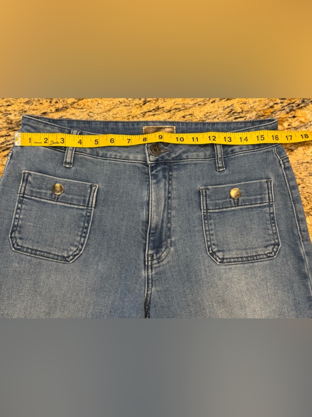 KUT From The Kloth Meg Wide Leg Jeans Women’s Size 8 Blue High Rise Denim - Picture 9 of 13